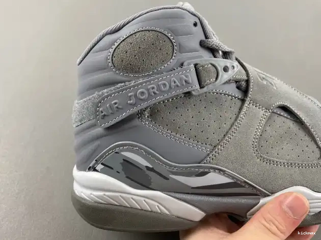 Cheap MAX Cool Jordan 8 305381-014 Retro Grey 0607